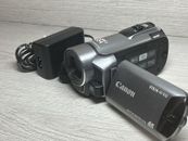 Canon Vixia HF R10 HFR10 Video Camcorder 1080p HD w/ Battery, Charger Used