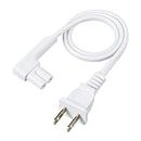 Vebner 19.5in Power Cord Compatible with Sonos Play One, Sonos Play-1 and Sonos One SL Speaker. Compatible with Sonos Play One Short Power Cable Cord, White