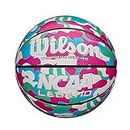 WILSON NCAA Legend Indoor/Outdoor Basketball - Pink Camo, Size 6-28.5"