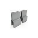 Set of 2 Sneeze Guard Clamps for Cubicles - For Panel Walls .75" to 1.25" Thick - IN