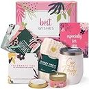 JUUPSii Womens Gift Set, Birthday Gift Baskets for Women, Self Care Package for Women, Relaxing Spa Gifts for Her, Friends, Mom, Wife, Female, Coworker, Sister 12oz stainless