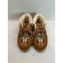Montana west embroidered moccasins size 6 Lace Up ankle 