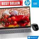 HP 15.6 LED Laptop Bundle! Intel N200 3.70GHz 128GB SSD Drive HDMI Windows 11