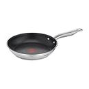 Tefal Daily Chef G2731902 - Sartén wok (24 cm, duradera, resistente, fácil de limpiar, antiadherente, señal térmica, inducción)