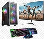 Gaming Desktop Assembled Core i5 3rd 22inch Monitor| PC for Home & Business, Gaming and Editing (16 GB DDR3 Ram/512 GB SSD/4GB Graphic CardGT-730 /WiFi/Windows 10 with MS Office Trail Version