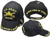 Trade Winds U.S. Army Armor Mobility, Power & Speed Combat Army of Decision Black Cap Hat