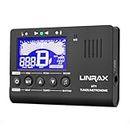 Linrax MT1 Metronome Tuner, 3 in 1 Digital Metronome Tuner Tone Generator for Guitar Bass Ukulele Violin Saxophone Trumpet Clarinet Flute, Precise Tempo and Beat, Chromatic Tuner for All Instruments