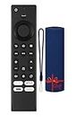 Compatible with Toshiba Smart tv Remote, Compatible with Insignia tv Remote Control. No Setup Needed (Excludes Voice Function) (Not for F. Stick.) Free Blue Cover.
