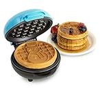 Nostalgia MWF5AQ MyMini Personal Electric Waffle Maker, 5-Inch Cooking Surface, Hash browns, French Toast, Grilled Cheese, Quesadilla, Brownies, Cookies, Aqua