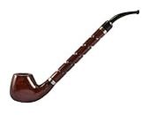 10.5” Bent Brandy Shire Pipe with Long Spiral Shank