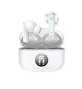 Smart Klick Be smart with klick P91 ANC ENC LED Display Design TWS Earphones Wireless IPX6 Waterproof Earbuds - Bluetooth Ear buds for iPhone & Android, Bluetooth Headphones & Ear Phones