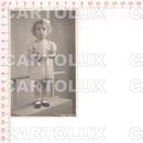 1944 MONZA SEVESO STUDIO PHOTO PEREGO GIRL GIRL WITH TOYS CM 13X8