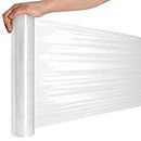 RAGO® Emballage déménagement Rouleau colis Film à palette 7,5 × 7,5 × 40 cm 130m transparent étirable Osmotic plastic wrap Film plastique