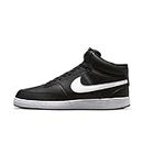 Nike Mens Court Vision MID NN Black/White-Black Running Shoe - 8 UK (DN3577-001)