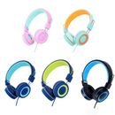 Kids Foldable Headphones with Microphone for School