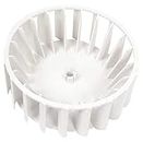 SPARES2GO Blower Fan Wheel for Maytag AYE2200AGW Tumble Dryer (200mm, White)
