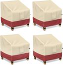 Heavy Duty Patio Chair Covers Seat Cover Waterproof Lawn Patio Outdoor Furniture