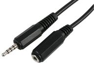 Headphone Extension Cable 4 Pole Male to Female 3.5mm Microphone Lead Extender