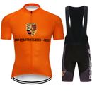Mens Cycling Jersey Bib Short Kit Bicycle Bike Motocross MTB Shirt Team Clothing