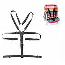 5 Point Harness Baby Chair Stroller Safety Belt Universal High Chair Seat Belt for Wooden High Chair Stroller Pushchair