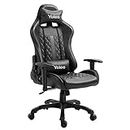 YOLEO Gaming Stuhl, ergonomischer Bürostuhl höhenverstellbar Gaming Chair Gamer Stuhl mit Lendenkissen,Kopfkissen und verstellbare Armlehnen, 150 kg Belastbarkeit