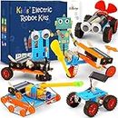 STEM Kits for Kids Age 6-8, Crafts for Boys 8-12, 6 7 8 Year Old Boy Gifts, Robot Car Building Kit, Science Activities Educational Engineering Toy, STEM Toys Birthday Gift for 9 10 11 12 + Years