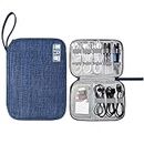 Travel Cord Organizer Case, CILLA Electronic Organizer Small Cable Organizer Portable Waterproof Storage Bag for Charger, Cord, USB, Power Bank, Earphone, SD Card, Traveling Essentials for Women