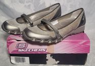 Scarpe Skechers donna Sassies Mary Jane argento grigio glitter - Regno Unito taglia 7 - 