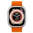 2024 NUOVO H12 Ultra SE Series 8 Reloj Inteligente Hombre Smartwatch 2023 H11 Ultra Plus 2 pollici Compass Sport Bluetooth Watch 9 Ultra Originale (arancione, H12 ULTRA)
