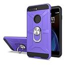 Cuoqing Case for iPhone 7 Plus, iPhone 8 Plus Case, iPhone 7 Plus Case, Silicone Mobile Phone Case, Protective Bumper Case for iPhone 8 Plus/iPhone 7 Plus, Purple