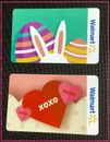 🇨🇦 CANADA  2024 WALMART VALENTINE & EASTER GIFT CARD ( 2 CARDS ) —— NEW