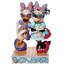 Enesco Jim Shore Disney Traditions Minnie Mouse and Daisy Duck Fashionistas Figurine, 5.75 Inch, Multicolor