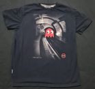 Chunk Clothing 3.45am Ghost Train Navy Blue T-Shirt Men's Size L Used VGC