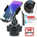 Universal 360° Adjustable Phone Mount Car Cup Holder Stand Cradle For Cell Phone