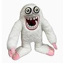 Jilijia My Singing Monsters Plush Doll Figure Anime Merch Green Bean Sprout Monster Plush Doll White Snow Monster Cute Soft Throw Pillow Home Decoration