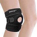 KGONE Knee Brace Support with Anti-Slip Design, Fully-Adjustable Neoprene Brace-Support for Sports, Arthritis Pain Relief, Joint Pain, Tendonitis, Meniscus Tear, Basketball, Running, Men & Women