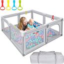 Baby Playpen for Babies and Toddlers Safety Playard with Anti-Collision Foam
