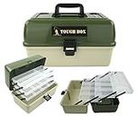 Roddarch 3 Tray Cantilever Fishing Tackle Tough Box
