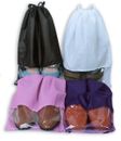 Non-Woven waterproof, portable Travel Shoes Bags in Multi-Colours "lot"