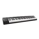 M-Audio Keystation 61MK3 | 61-Key USB MIDI Keyboard Controller with Pitch/Modulation Wheels, Free App Lessons and Software Production Suite