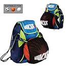 WHACKK Storm Soccer Blue|Football Equipment Bags|Basketball Volleyball Throwball Drawstring Backpack Bags |Mobile Bottle Holder Pocket |Sports Men Boys Bag |Dori Backpack |Gym Bag |Kitbag Kit Bag