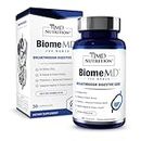 1MD Nutrition BiomeMD Probiotics for Women - Daily Prebiotics and Probiotics for Women - More Than 60 Billion CFUs, 15 Strains - Womens Probiotic to Support Urinary & Vaginal Health - 30 Capsules