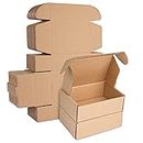 Corrugated Cardboard Shipping Boxes, 15x10x5cm Royal Mail Small Parcel Boxes, Packaging Mailing Boxes for Business, Posting, Storing or Gift(Pack of 25)