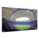 Leinwand Leinwandbild HSV Arena blau Fanartikel Wandbild Deko Hamburg Fanshop