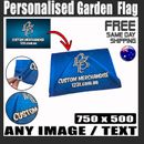 Personalised Garden Flag Large Outdoor Flags Any Picture Design Logo Custom