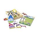 Melissa & Doug Princess Magnetic Dress-Up Play Set , Pretend Play Toy , Cognitive Skills , 3+ , Gift for Boy or Girl