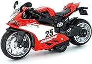SUPER TOY 1:12 Scale F1 Racing Metal Bike Die Cast Motobike Formula 1 Pull Back Motorcycle Toy for Kids Boys