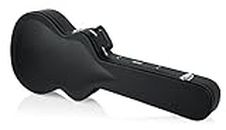 Gator Cases Hard-Shell Wood Case for Semi-Hollow Guitars; Fits Gibson 335 (GWE-335),Black