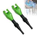 PSFS Retractable Auto Fuel Funnel, Flexible Draining Tool Snap Funnel, Filling Transfer Tool Gasoline Funnels, Oil Funnels for Automotive Use (Green,One Size)