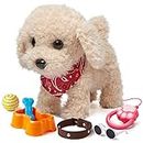 Remote Control Electronic Pets Dog Toy,Soft Cuddly Dog Toy Walks,Barks,Shake Tail,Pretend Toys Sunglasses Cravat,Girls Boys Kids Age 2 3 4 5+ Years